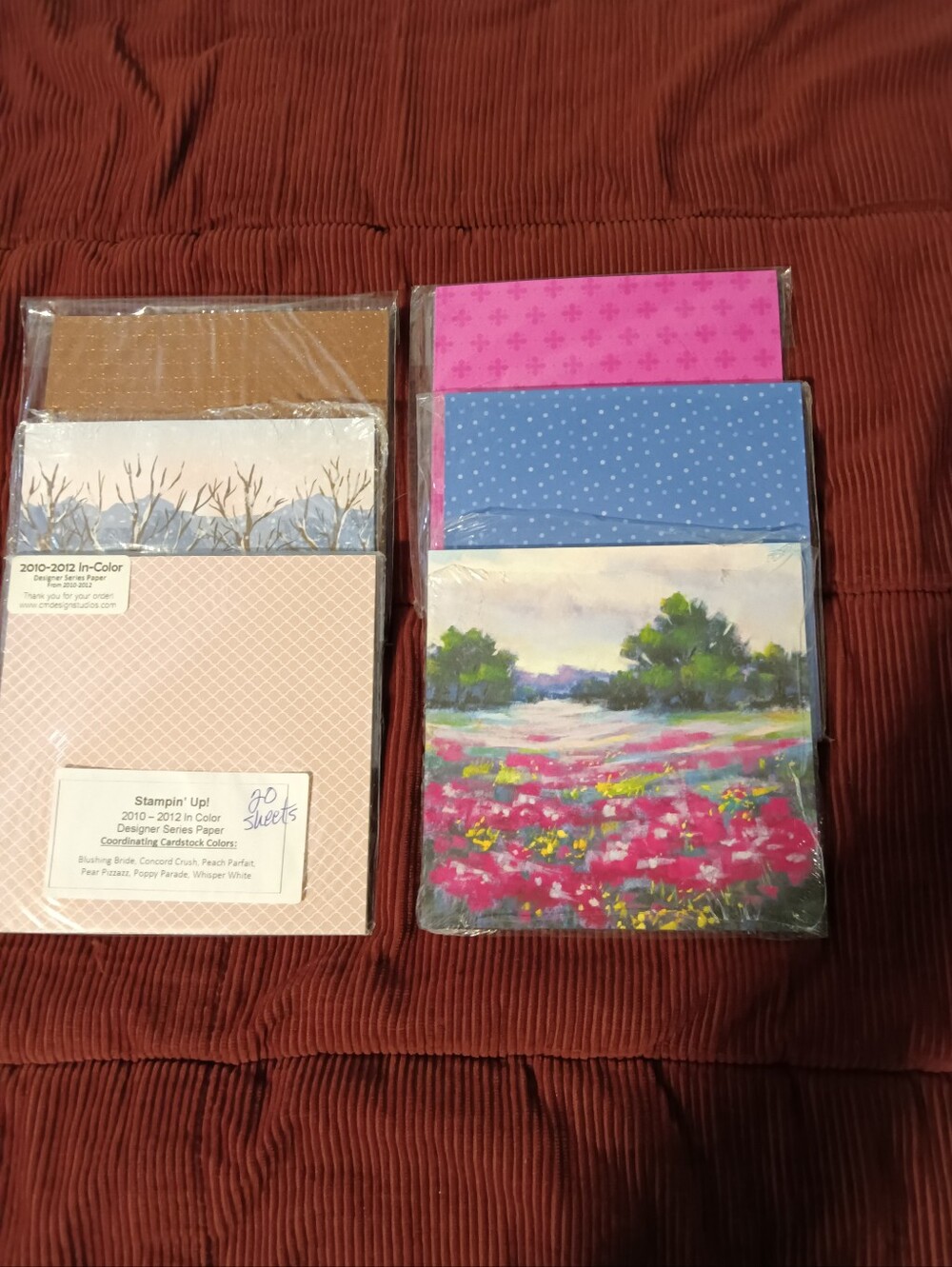 Stampin' Up DSP 6x6 3/$10